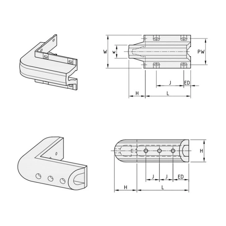 Corner Docks Rubber Fenders